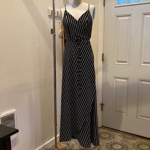 Wrap maxi-dress